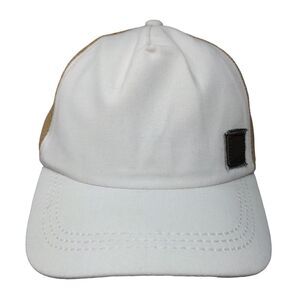 Roxy Strapback Hat Multi One Size Adjustable Colorblock Leather Patch